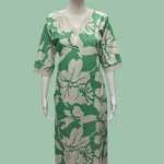 Kurti Pant Set – V-Neck with Lace Work