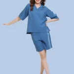 V-Neck Top & Shorts Nightwear Set